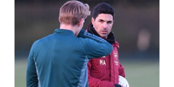 Mikel Arteta trainiert gerne mit Arsenal-Spielern